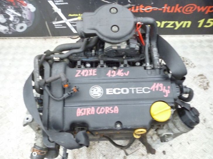 SILNIK OPEL CORSA ASTRA 1.2 16V Z12XE 119 TYS - 2