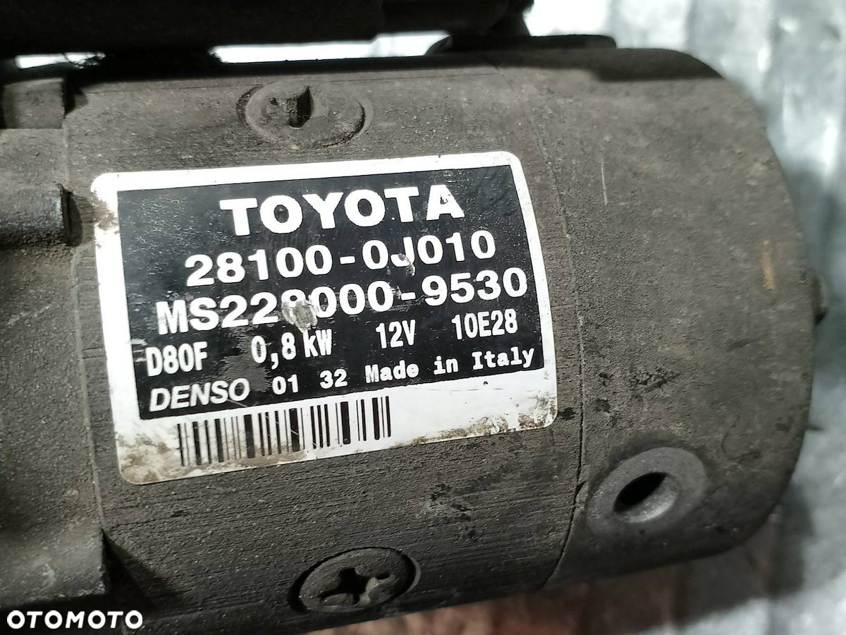 ROZRUSZNIK TOYOTA YARIS I ( 99-05 ) 28100-0J010   MS228000-9530 1.0 B - 5