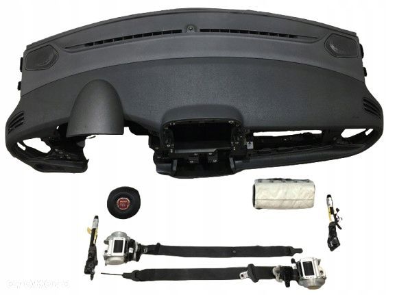 komplet poduszki deska pas pasy fiat 500x lift - 1