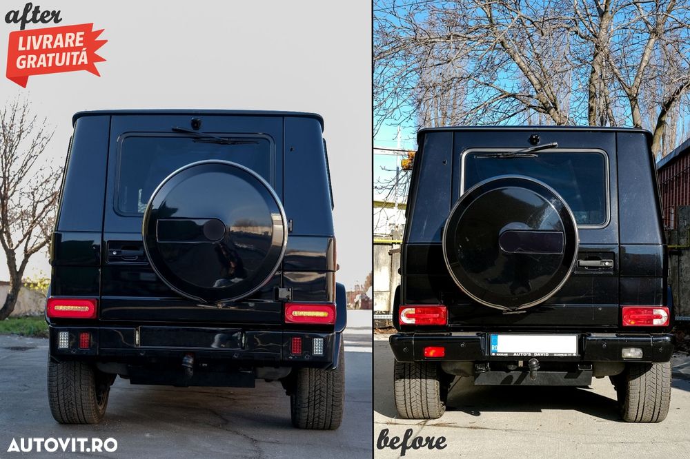 Bara Spate cu Prelungire Aripi Extensii Aripi Mercedes G-Class W463 (1989-2013) G6- livrare gratuita - 15