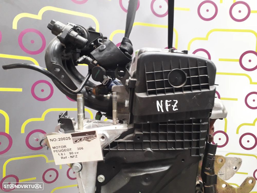 Motor Peugeot 306 1.6 90Cv de 1998 - Ref. NFZ - NO. 20025 - 4