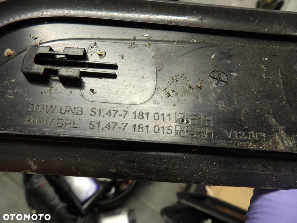 BMW - F10,F01,F02 - NAKŁADKI PROGOWE - PODŚWITLANE - KOMPLET - 7181013  7181011  8046290 - 5