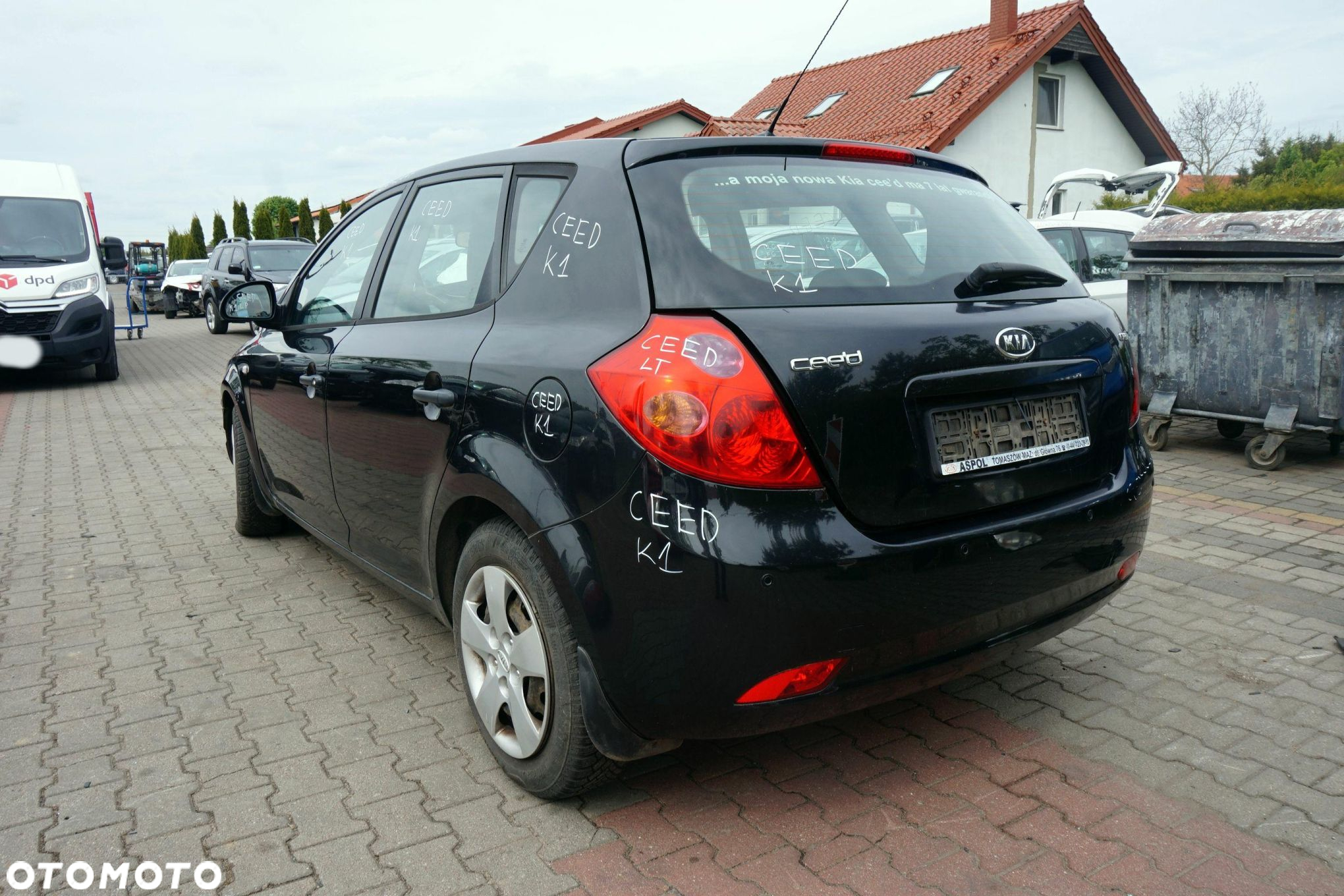 KIA CEED I 5D HB 2009 1K 1.6 CRDI D4FB 115KM W9J5 CZARNY na części - 3