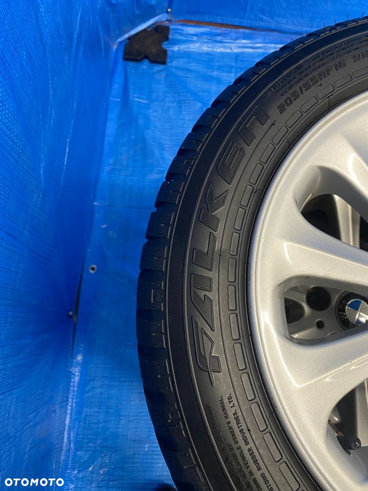 KOŁA KOŁO FELGA ALUMINIOWE ALUSY 6,5J 16" 5X120; 72,6mm ET42 OPONY FALKEN 7mm RUNFLAT BMW 1 SERIA E81 E87 3 SERIA E36 E46 E90 E91 ITP. - 8