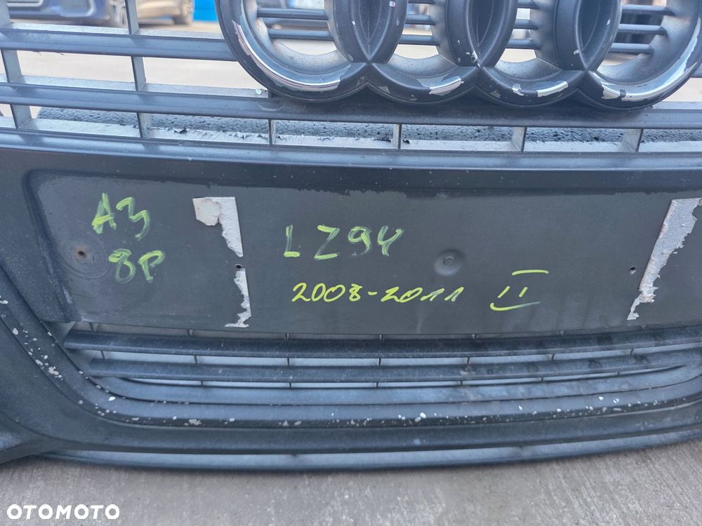 ZDERZAK PRZÓD AUDI A3 8P LIFT 2008-2011 MATOWY KOMPLETNY ! - 16