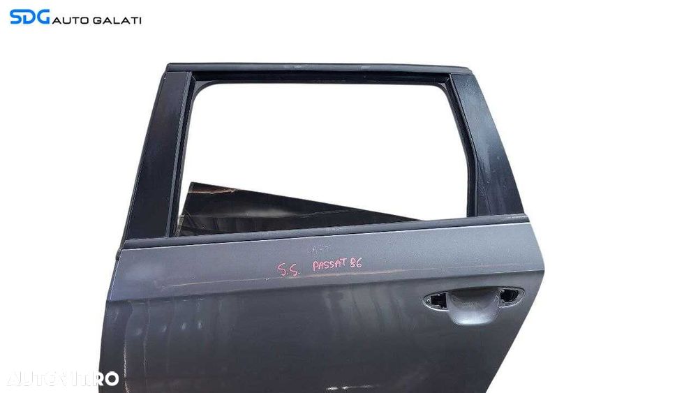 Usa Usi Portiera Portiere Stanga Spate Volkswagen Passat B6 Break Combi 2005 - 2010 (Inceput de Rugina) [LC2099] - 6