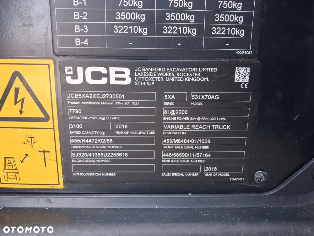 JCB 531 - 70 AGRI # KLIMATYZACJA #SRS - 13