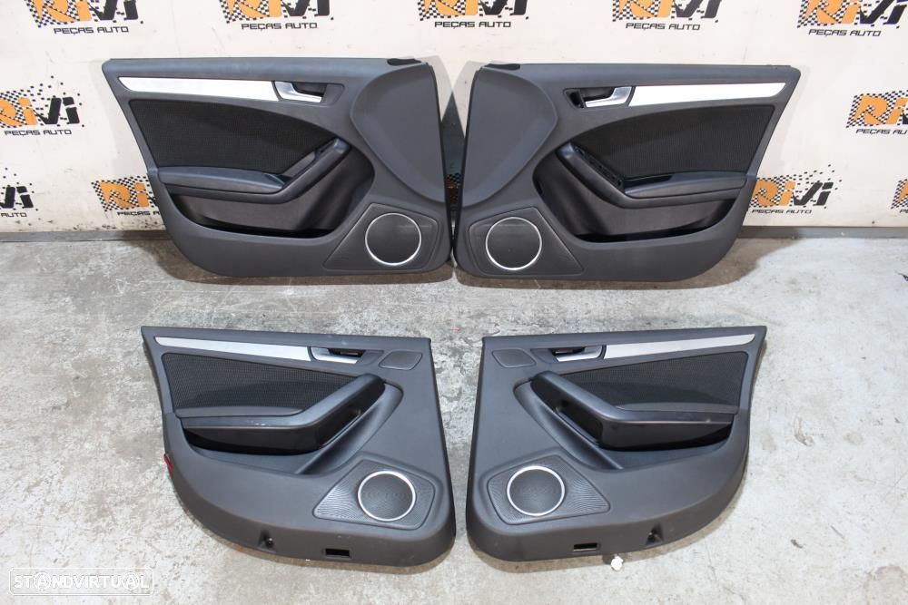 Conjunto De Bancos Audi A4 (8K2, B8)  Bancos Audi A4 B8 Sline Em Pele - 8