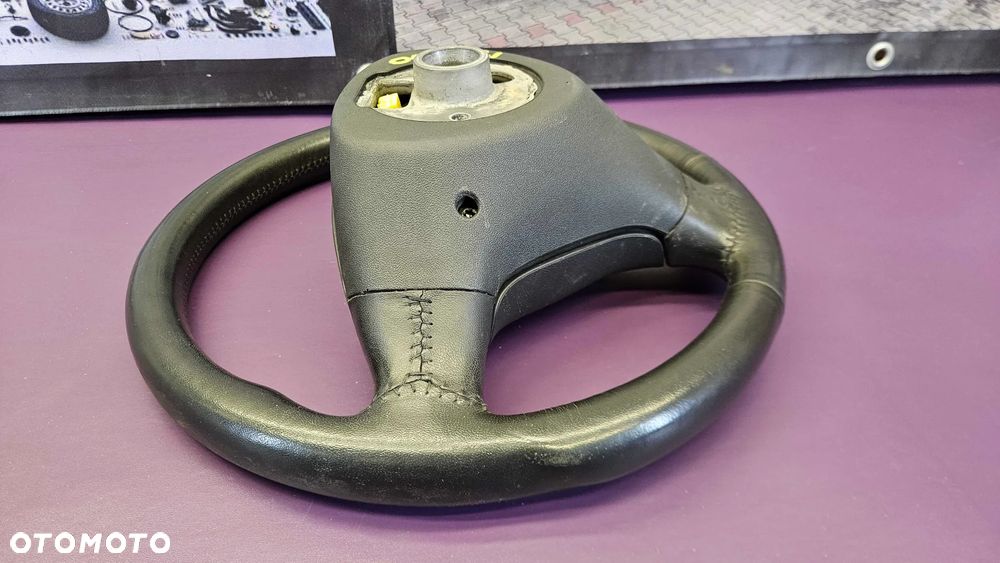 Kierownica Trzy 3 Ramienna Czarna Skóra Soul Air Bag Poduszka Kabel Wtyczka AUDI A4 B6 B7 - 20