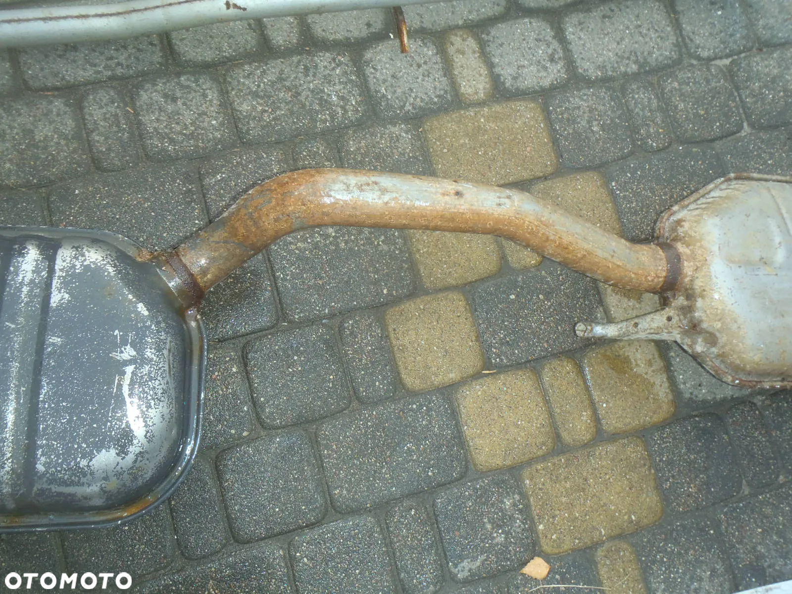 wydech tłumik rura portki kolektory mercedes  w124 124 jak nowy  oryginał posiadam wszystkie części - 22