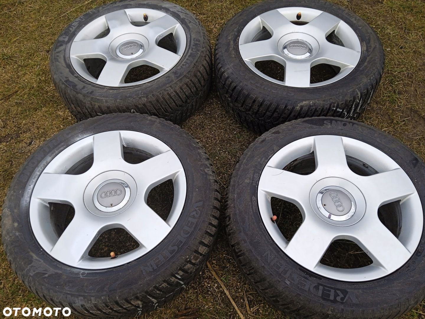 felgi aluminiowe 5x112 Audi A4 B6 B7 8E A6 A9 A3 Skoda Octavia opony zimowe - 2