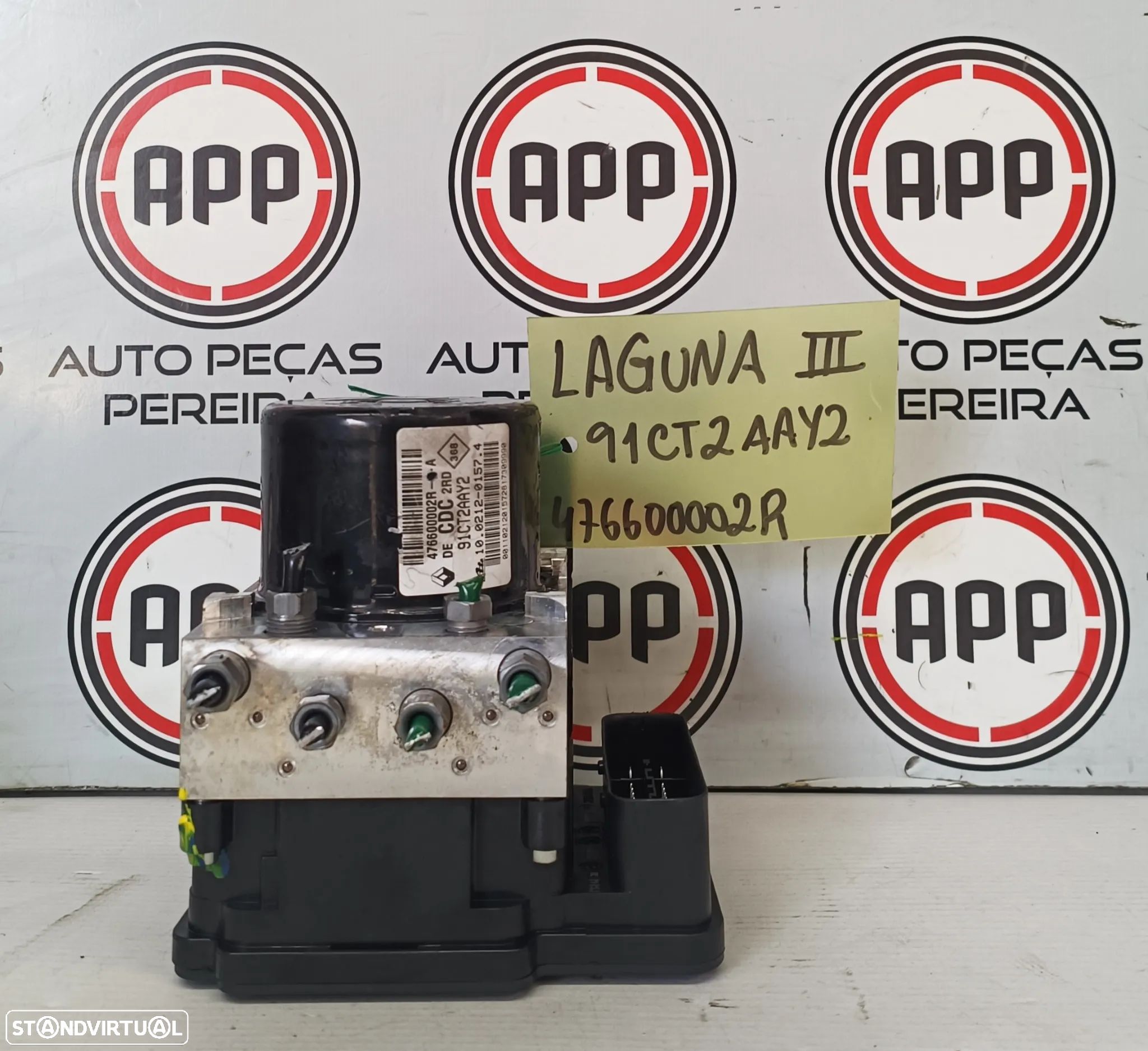 Módulo de ABS Renault Laguna 3, referência 91CT2AAY2, 476600002R. - 1