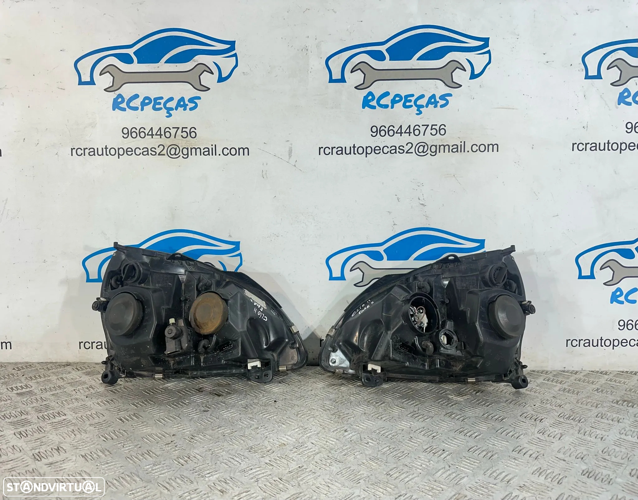 .Farol Otica Frente Frontal Esquerda Original Renault Clio 2 Fase 2 2001 - 2005 - 8