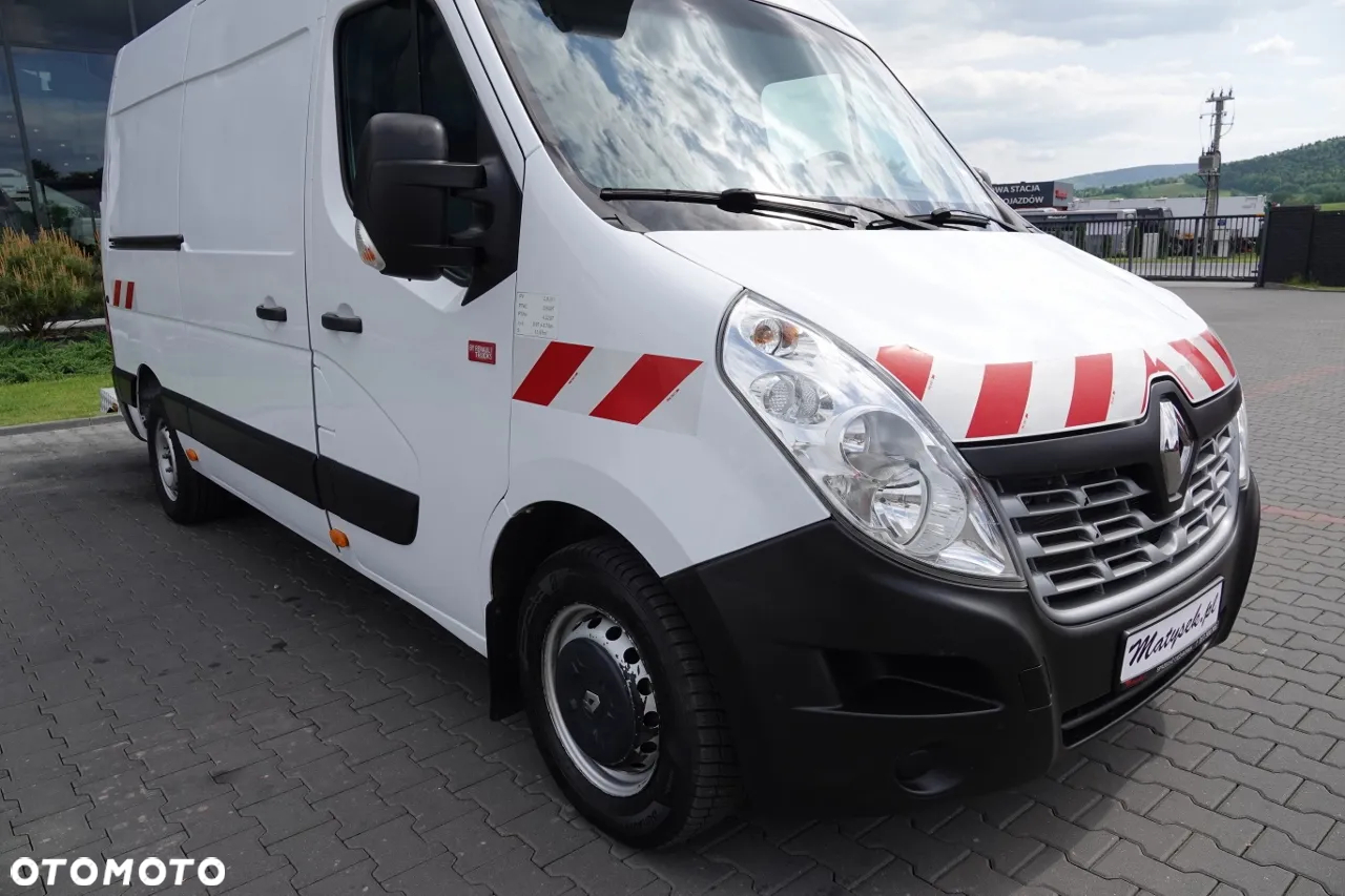 Renault MASTER / PODNOŚNIK KOSZOWY – 10,5 metra / BLASZAK + WZWYŻKA / SPROWADZONY / PO KONTRAKCIE SERWISOWYM - 14