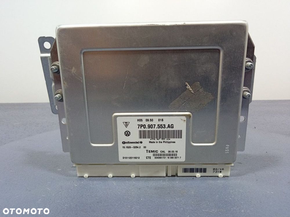 VW TOUAREG II 7P CAYENNE II MODUŁ STEROWNIK ZAWIESZENIA 7P0907553AG - 1