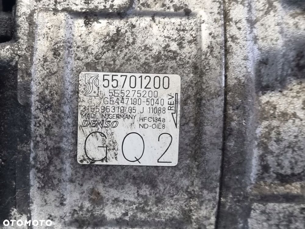 SPRĘŻARKA KLIMATYZACJI Opel Corsa D 1.2 16V _ kompresor 55701200 - 2