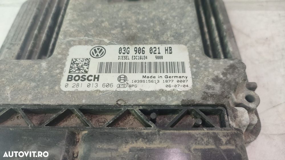 Calculator motor 03g906021hb 1.9 tdi BLS Volkswagen VW Caddy 3 [2004 - 3