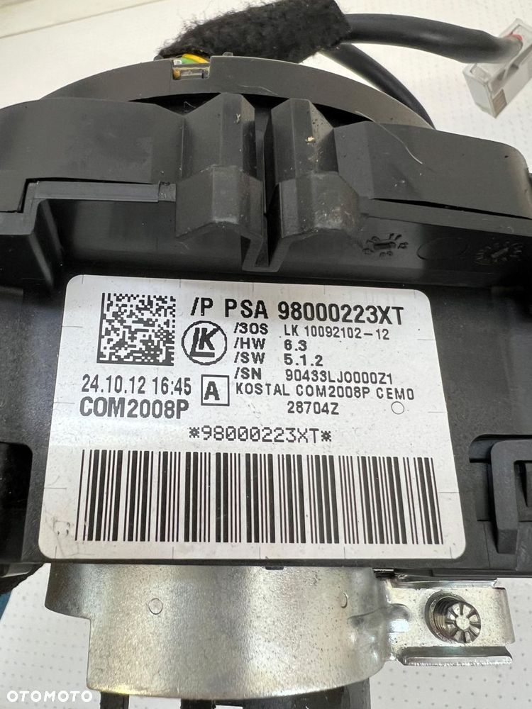 PRZEŁĄCZNIK ZESPOLONY TAŚMA CITROEN C4 II DS4 98000223XT - 6