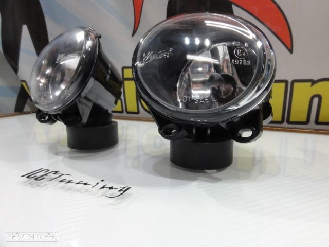 Farois de nevoeiro com luz branca 5000k para BMW F10, F11, F22, F23, E92, E93, F07 em cristal ou em fundo escurecido (smoke) - 9