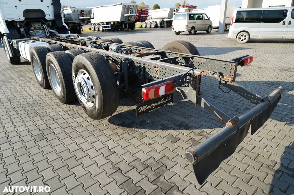 Mercedes-Benz AROCS 3248 / 8X4 / TRIDEM / ȘASIU 8M / DIRECȚIE ȘI PUNȚĂ RIDICABILĂ / RETARDER - 12