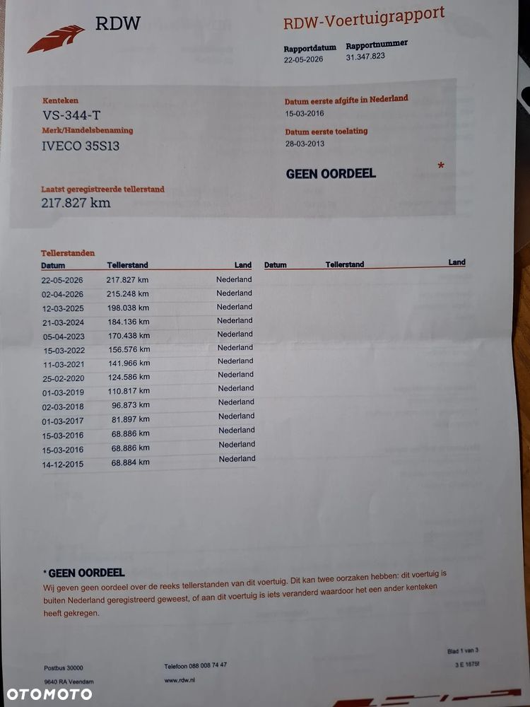 Iveco Daily 35S13 L2H2 ŚREDNIAK Klima HAK 3500KG - 37