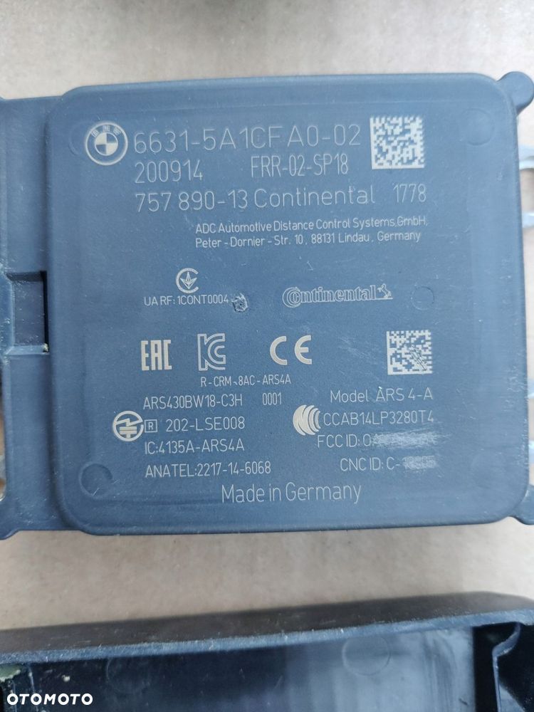 Radar Distronic ACC BMW G30 G20 X3 G01 6631-5A1CFA0-02 - 3