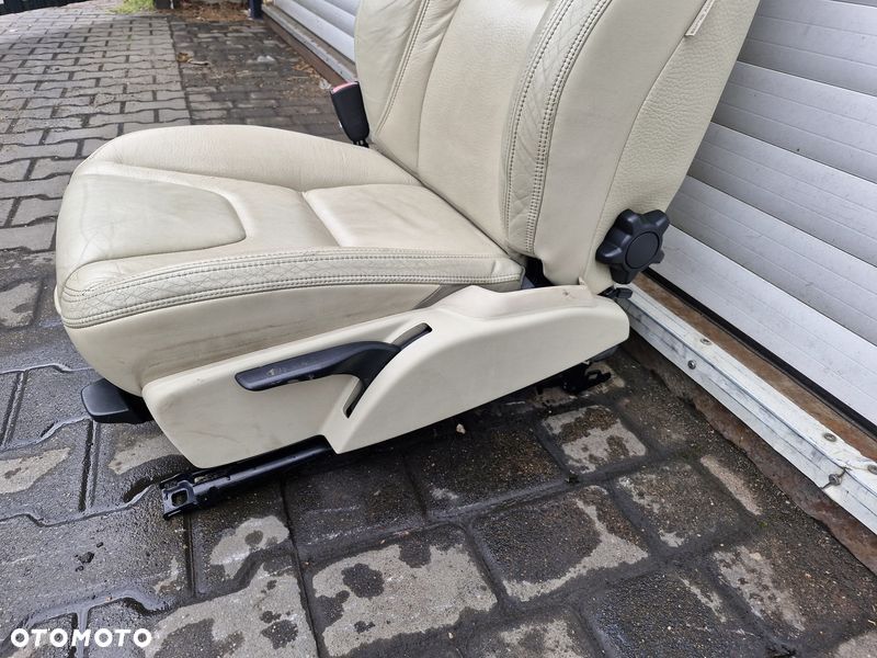 volvo s60 2 ii fotel kierowcy lewy przód przedni skóra jasna uk - 7