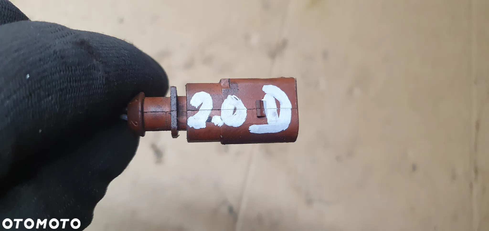 Czujnik temperatury spalin sonda VW Passat B6 3C0 2.0 TDI 03G906088B - 7