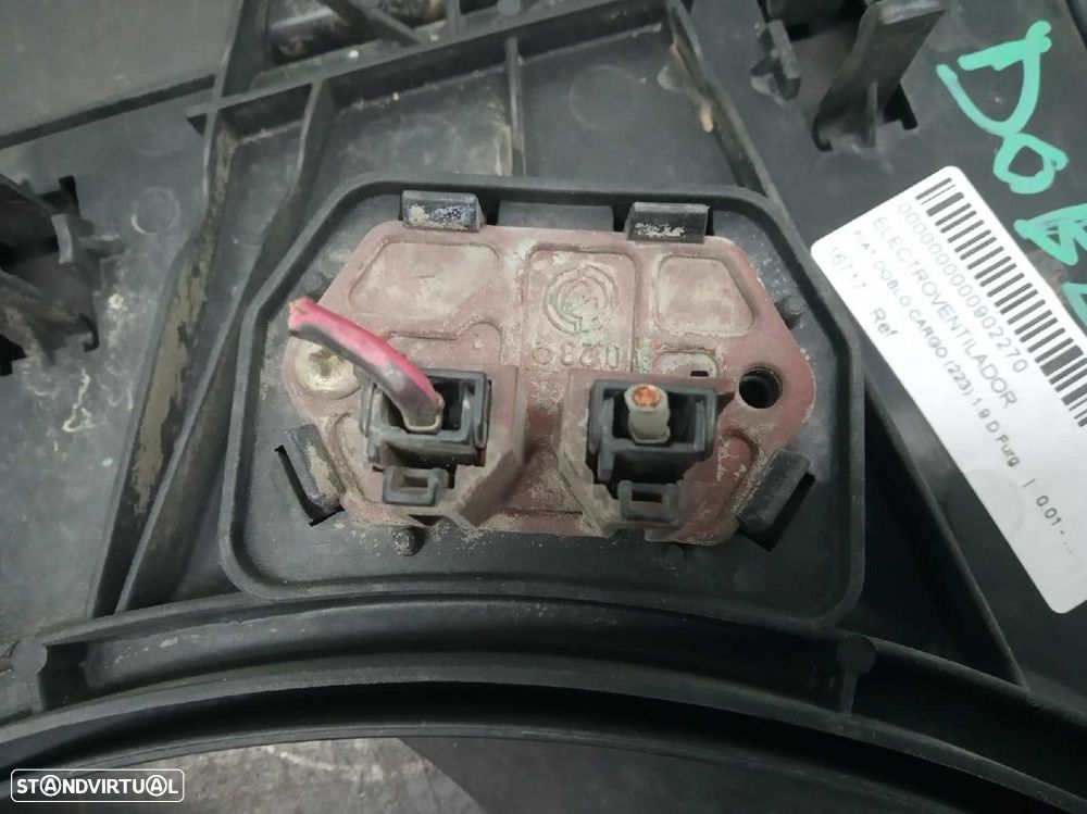 ELECTROVENTILADOR FIAT DOBLO CARGO 2001 -8347200 - 3
