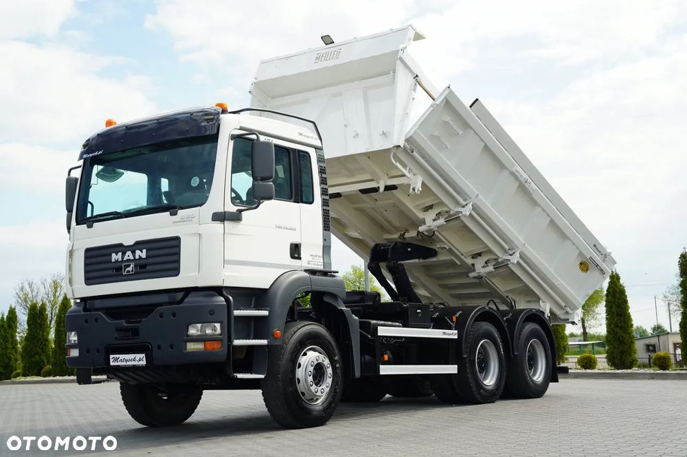 MAN TGA 33.350 / 6x4 / WYWROTKA / HYDROBURTA / MEILLER KIPPER / BORDMATIC / MANUAL / SPROWADZONY - 2