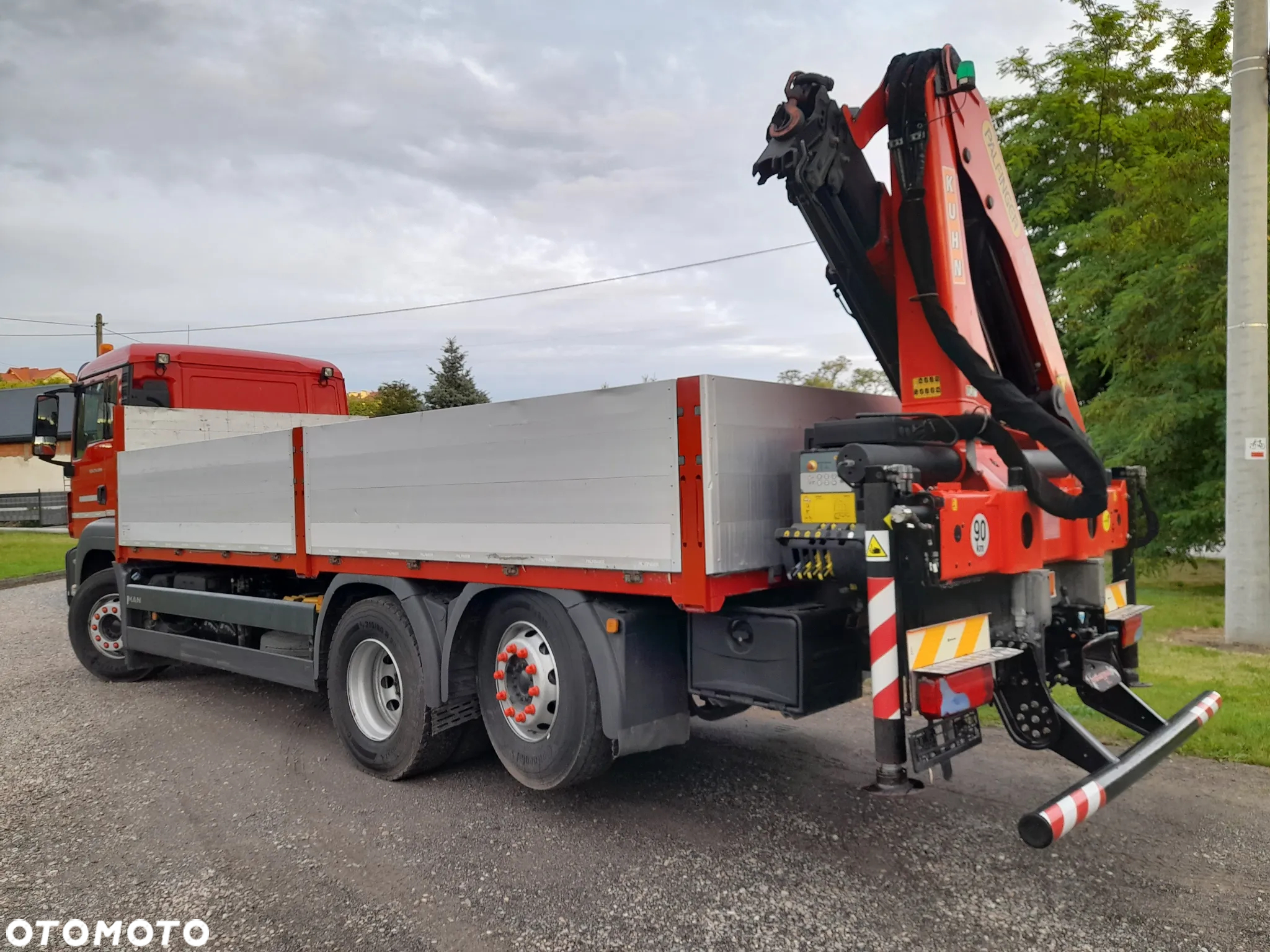 MAN 26-500  6x2 HDS dźwig żuraw PALFINGER składany w ''Z'' Manualna skrzynia biegów !!! OŚ SKRĘTNA PODNOSZONA - Niski przebieg-- - 12