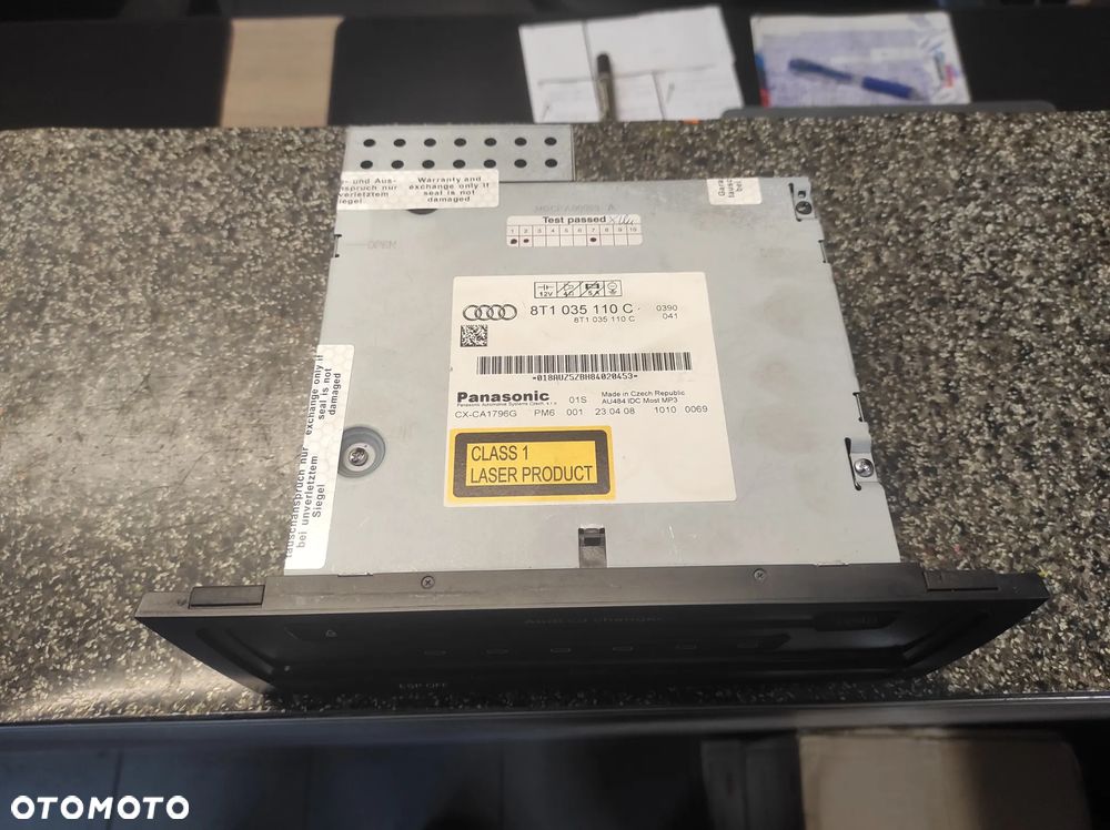 A4 B8 A5 8T RADIO ZMIENIARKA AUDI CD CHANGER 8T1035110C SPRAWNE GWARNAJCA WYSYŁKA !!! - 2