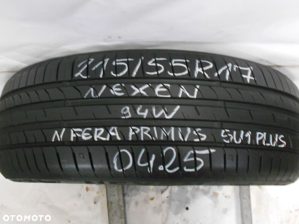 OPONA POJEDYNKA 215/55R17 NEXEN NFERA PRIMUS  SU1 PLUS DOT 0425 8MM - 1