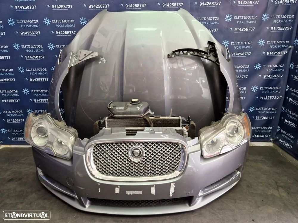 Frente completa usada JAGUAR XF X250 2.7D parachoques guardalamas capot oticas radiadores - 3
