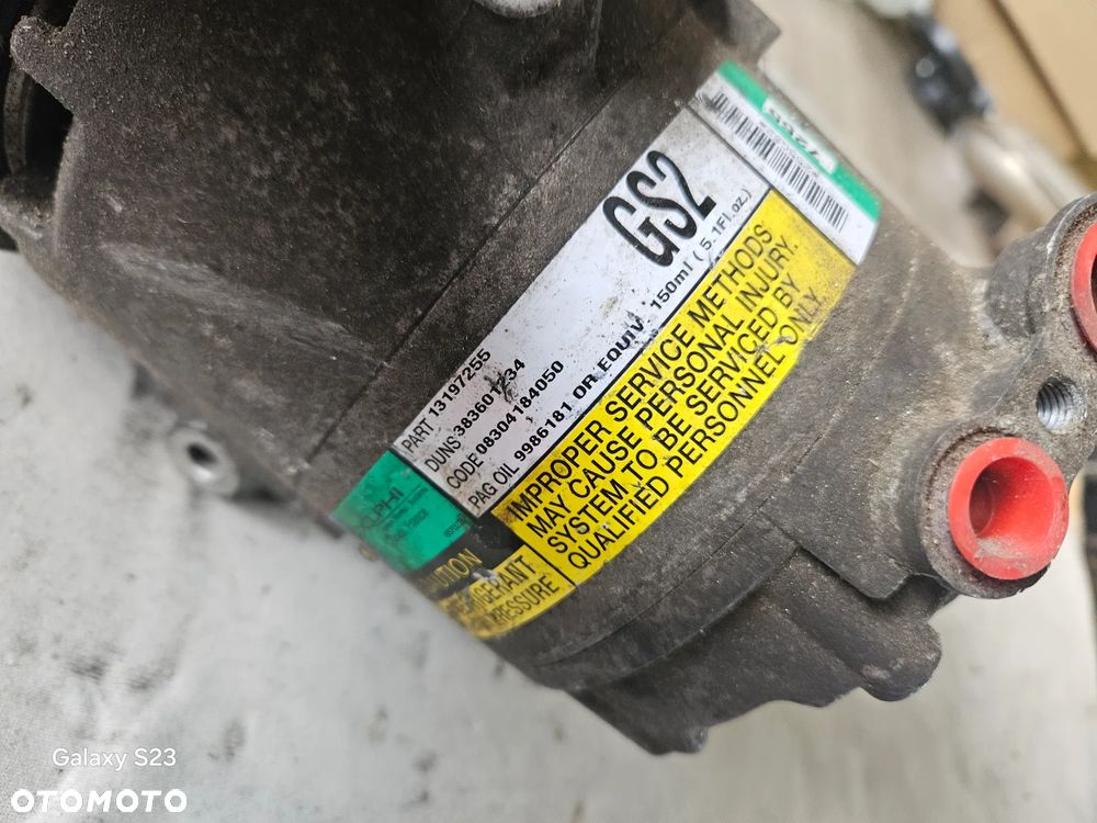 Sprężarka pompa kompresor klimatyzacji Opel Agila A Corsa C 1,0 1,2 13197255 GS2 - 2