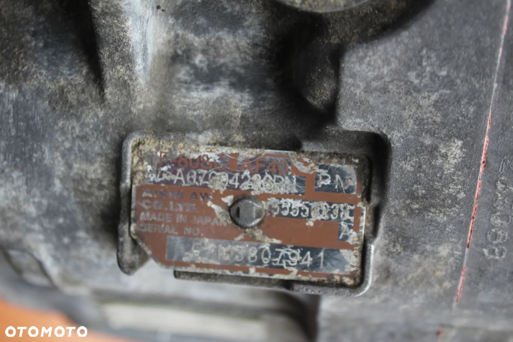 SKRZYNIA BIEGÓW AUTOMAT AF40 KONWERTER OPEL ASTRA H 1.9 120-150 55556238 - 5