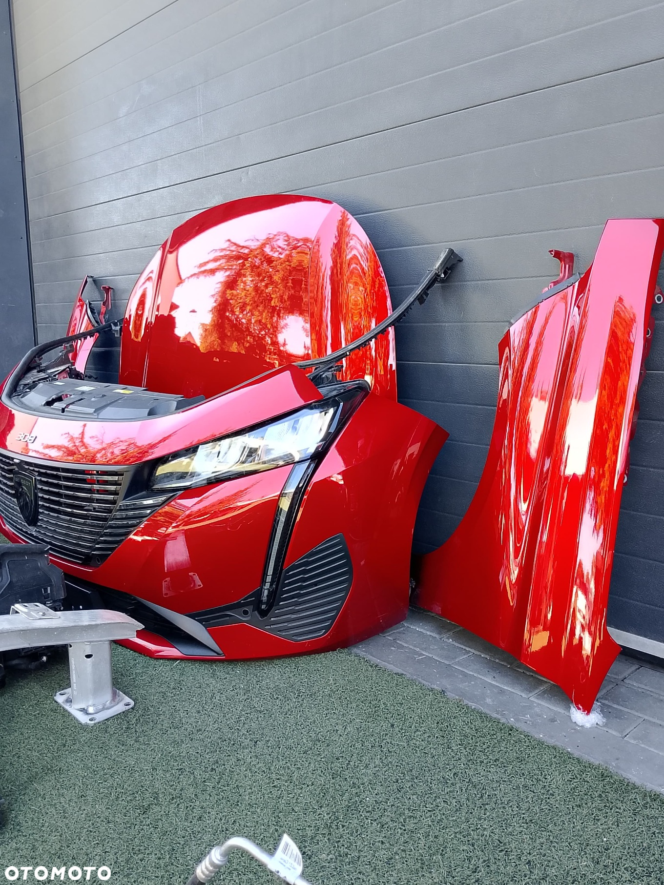 Maska zderzak przód kompletny Peugeot 308 III T10 Lakier EVH - 7
