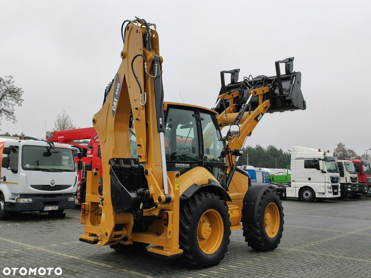 Caterpillar 444E Premier Sterowanie na Joystickach FULL OPCJA - 15