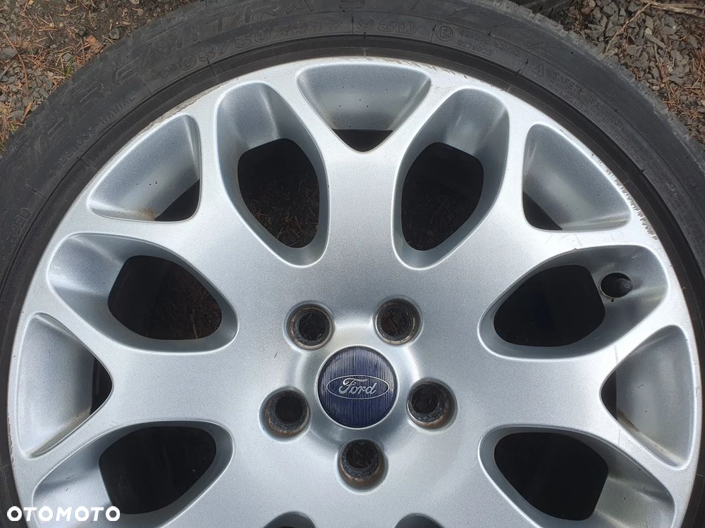 FORD FOCUS KUGA MONDEO FELGI ALUMINIOWE R17 7J 5X108 ET50 8M5J-1007-AA OPONY LETNIE - 3