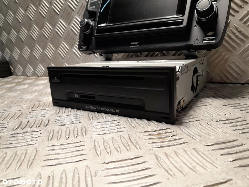 VW GOLF VII RADIO WYŚWIETLACZ CZYTNIK NAVIGACJI SSD 5G0035820A 5G0919605 - 9