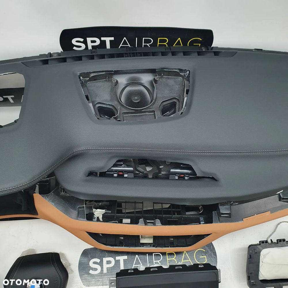 G11 G12 SERIA 7 KOKPIT DESKA KONSOLA PULPIT PODUSZKA AIRBAG AIR BAG PASY KIT SET - 3