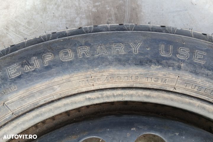 Roata de rezerva slim R18 164400002 155/90 R18 1.0JRX18H2 ET40 164400 - 3
