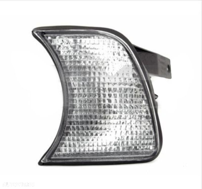 Lampa semnalizare fata Bmw Seria 5 (E34) 12.1987-06.1996, Dreapta, omologare ECE, alba, fara suport becuri, TYC, 63131384034, 63131387822 - 1