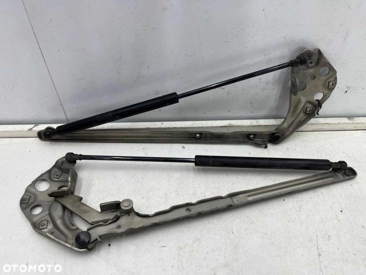Zawias maski Mercedes w210 95-02r. pokrywy silnika lewy prawy komplet z silownikami a2108800429 - 4