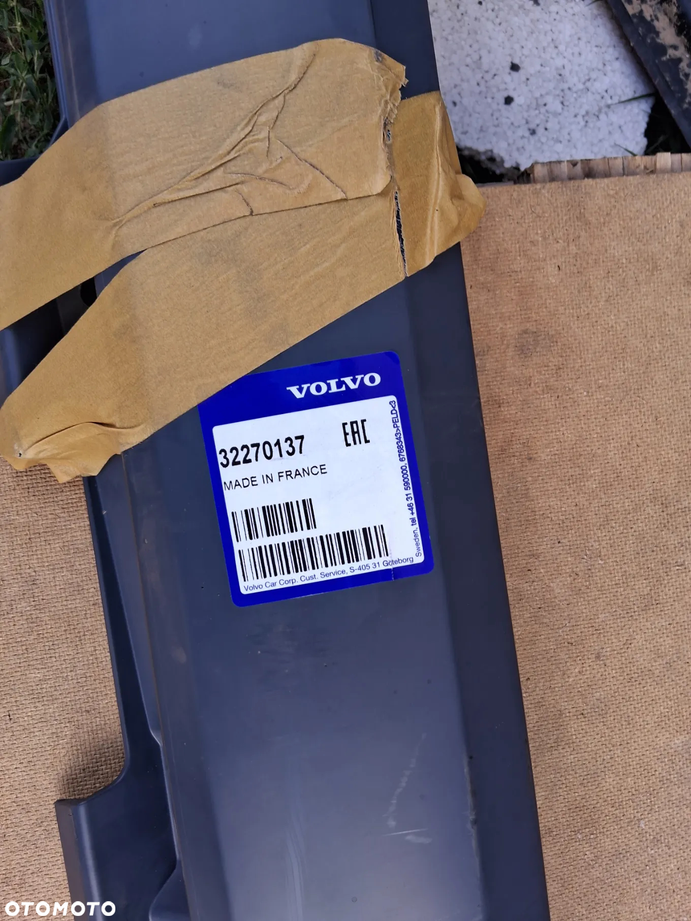 Listwa Progowa Prawa Volvo OE 32270137 S60 V60 10 - 2