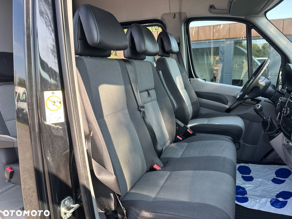 Volkswagen Crafter 2.0tdi 136ps 6oso brygadowka Maxi czarna - 29