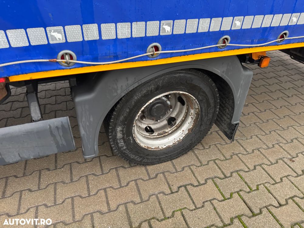 MAN TGL 8.180/P, platforma cu prelata, lift, factura externa - 20