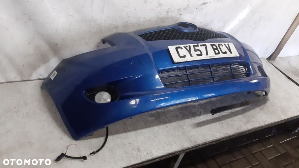 + ZDERZAK PRZÓD PRZEDNI DO TOYOTA YARIS MK2 HALOGEN KOD KOLOR 8T7 NIEBIESKI - 4