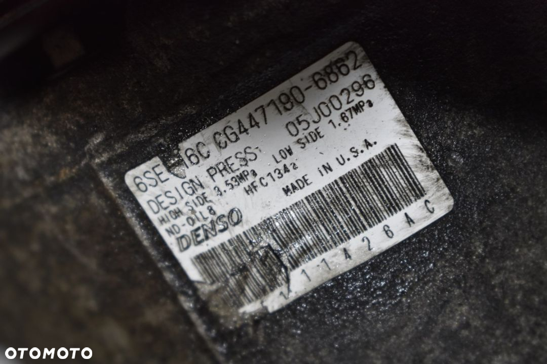 Chrysler Sebring 2.0 Sprężarka kompresor klimatyzacji 4471906862 447190-6862 - 4
