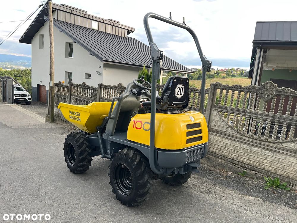 Wacker Neuson 1001 * Wozidło Budowlane Wacker Neuson 1 Tona * Wysoki Wysyp * Stan Bardzo Dobry * - 4